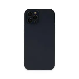 Newface Iphone 12 Pro Max Kılıf Lansman Glass Kapak - Lacivert