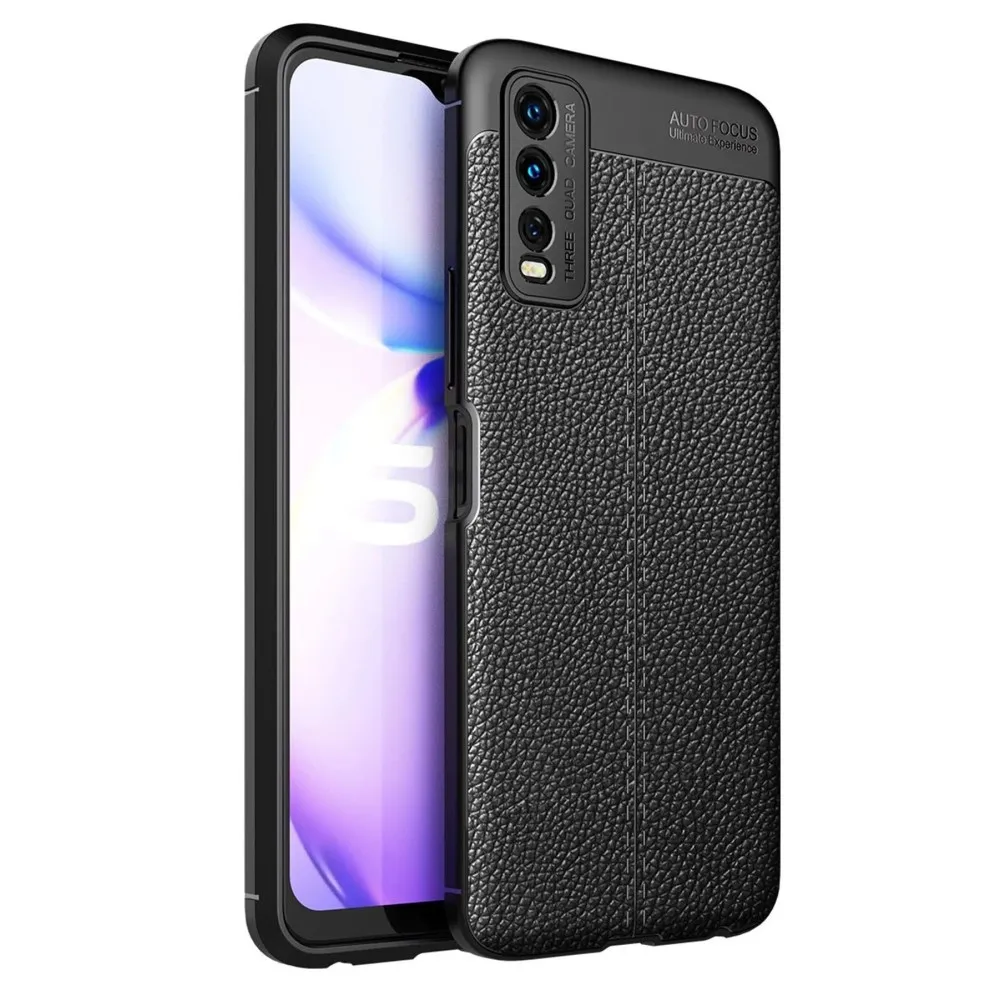 Newface Vivo Y11S Kılıf Auto Focus Kapak - Siyah