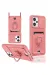 Newface Xiaomi Poco X5 5G Kılıf Zuma Kartvizitli Yüzüklü Silikon - Pembe
