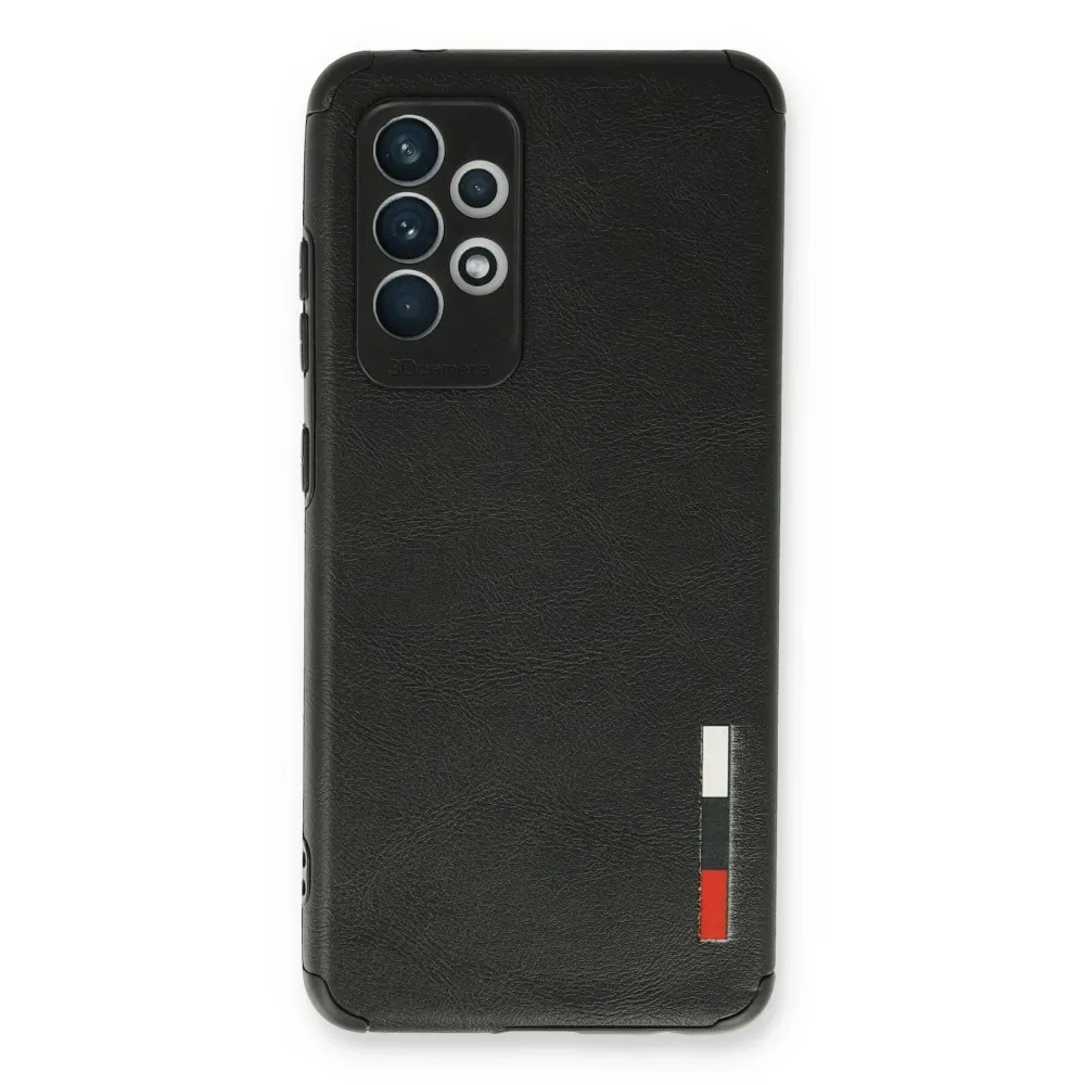 Newface Samsung Galaxy A33 5G Kılıf Loop Deri Silikon - Siyah