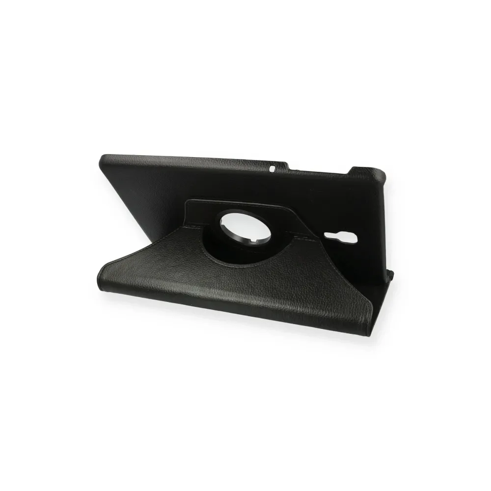 Newface Samsung Galaxy T590 Tab A 10.5 Kılıf 360 Tablet Deri Kılıf - Siyah