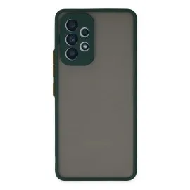 Newface Samsung Galaxy A33 5G Kılıf Montreal Silikon Kapak - Yeşil