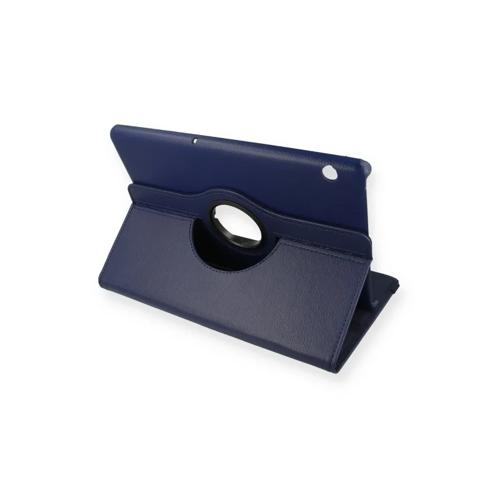 Newface Huawei MediaPad T5 10 Kılıf 360 Tablet Deri Kılıf - Lacivert