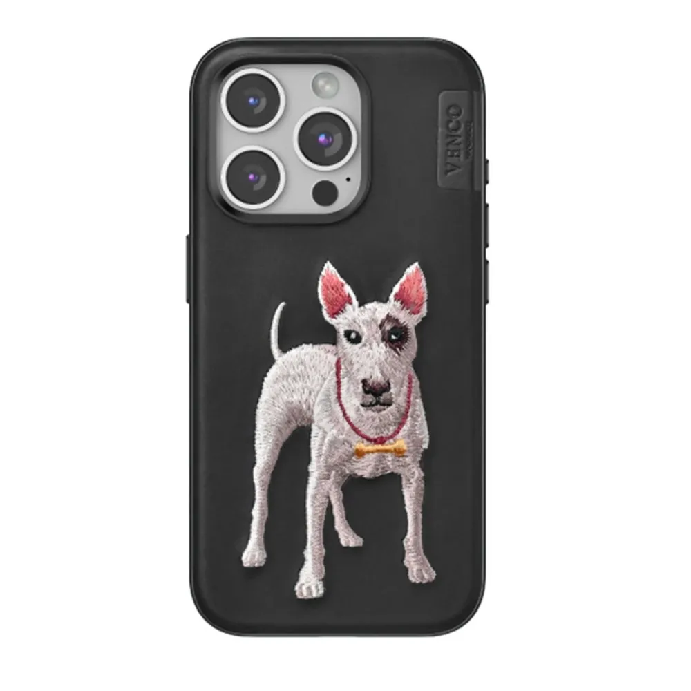 Venco Iphone 14 Pro Max Perma Desenli Kapak - Siyah