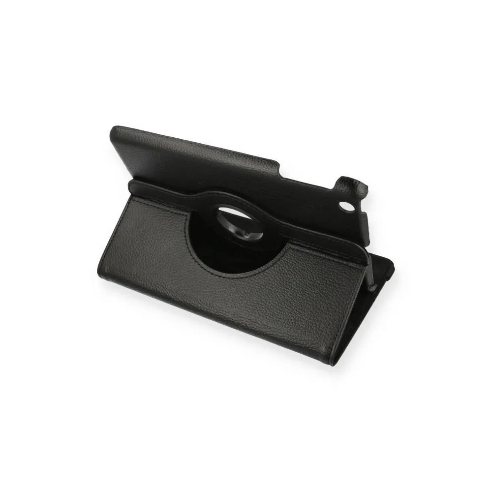 Newface iPad Mini 1 Kılıf 360 Tablet Deri Kılıf - Siyah