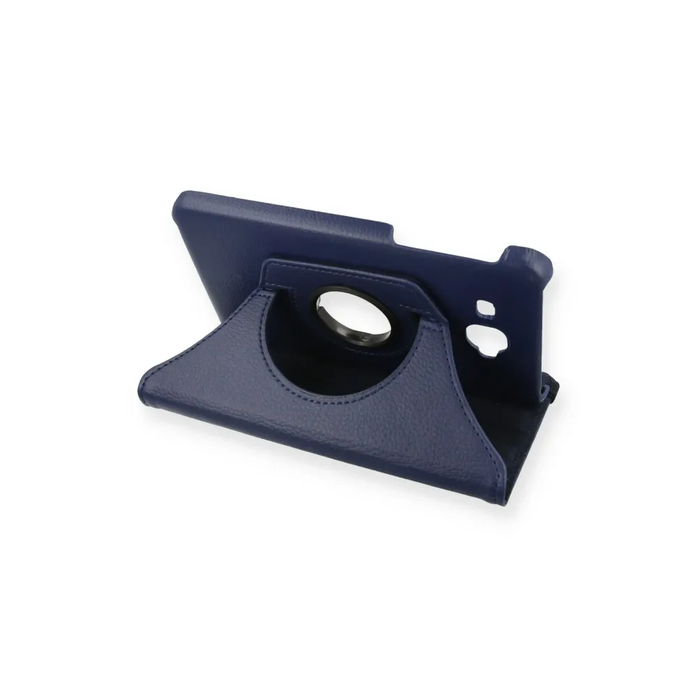 Newface Samsung Galaxy T280 Tab A 7 Kılıf 360 Tablet Deri Kılıf - Lacivert