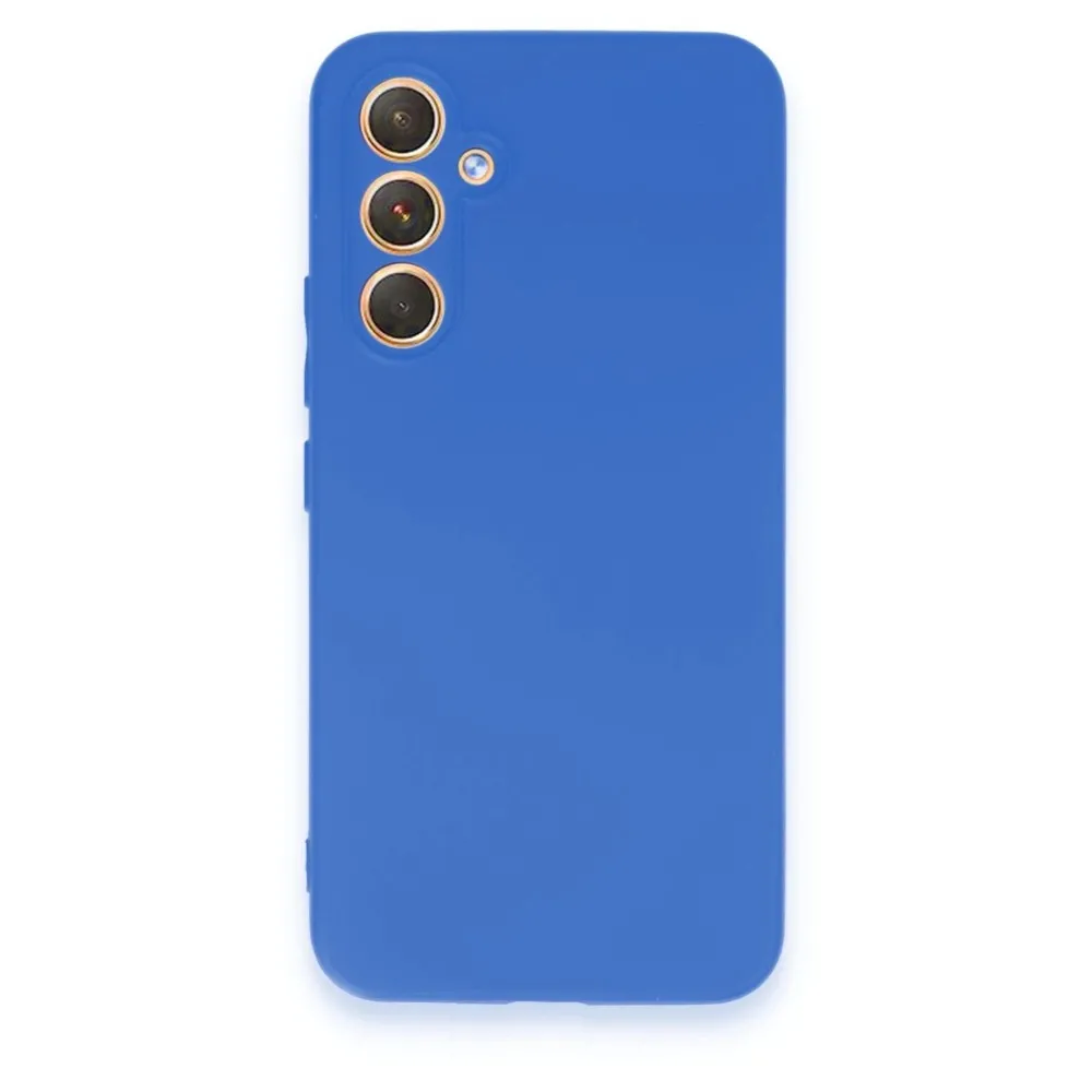 Newface Samsung Galaxy A54 5G Kılıf First Silikon - Mavi