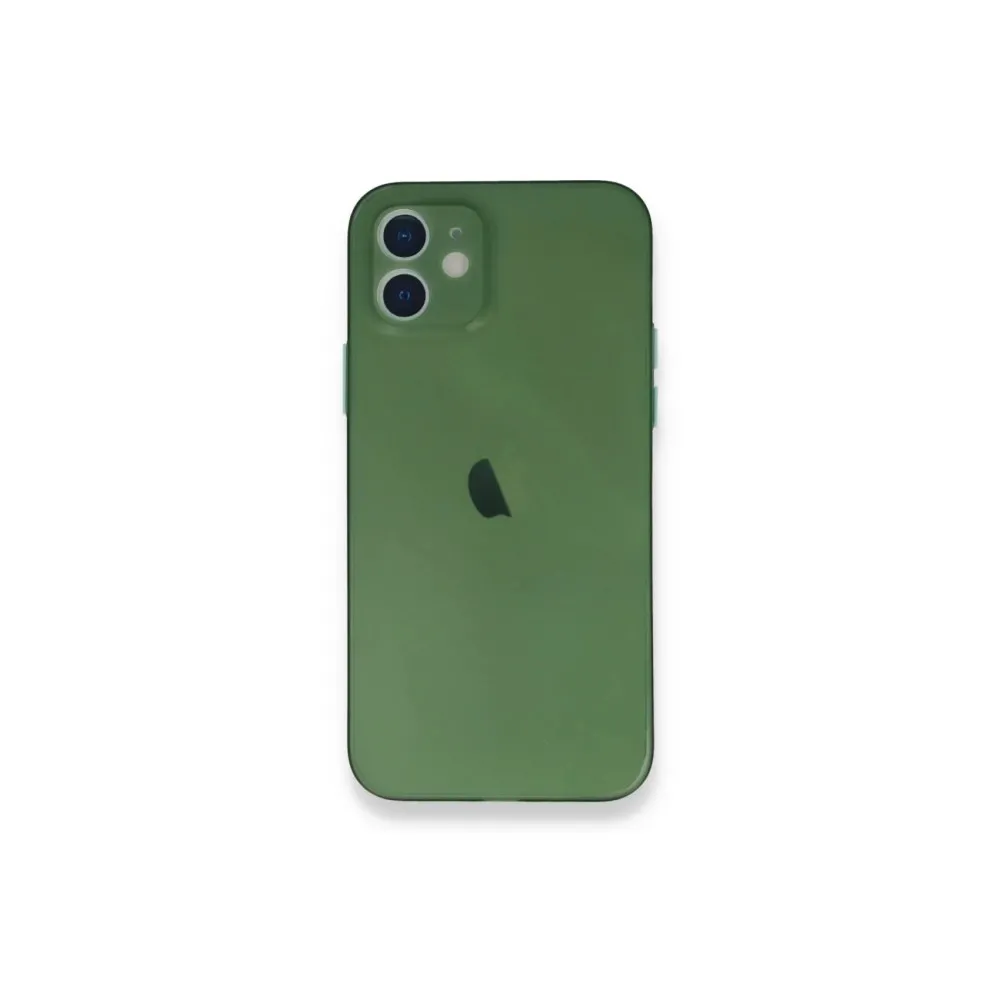 Newface Iphone 12 Mini Kılıf Pp Ultra İnce Kapak - Yeşil