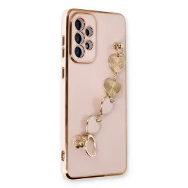 Newface Samsung Galaxy A33 5G Kılıf Esila Silikon - Pudra