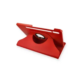 Newface Samsung Galaxy T870 Tab S7 11 Kılıf 360 Tablet Deri Kılıf - Kırmızı