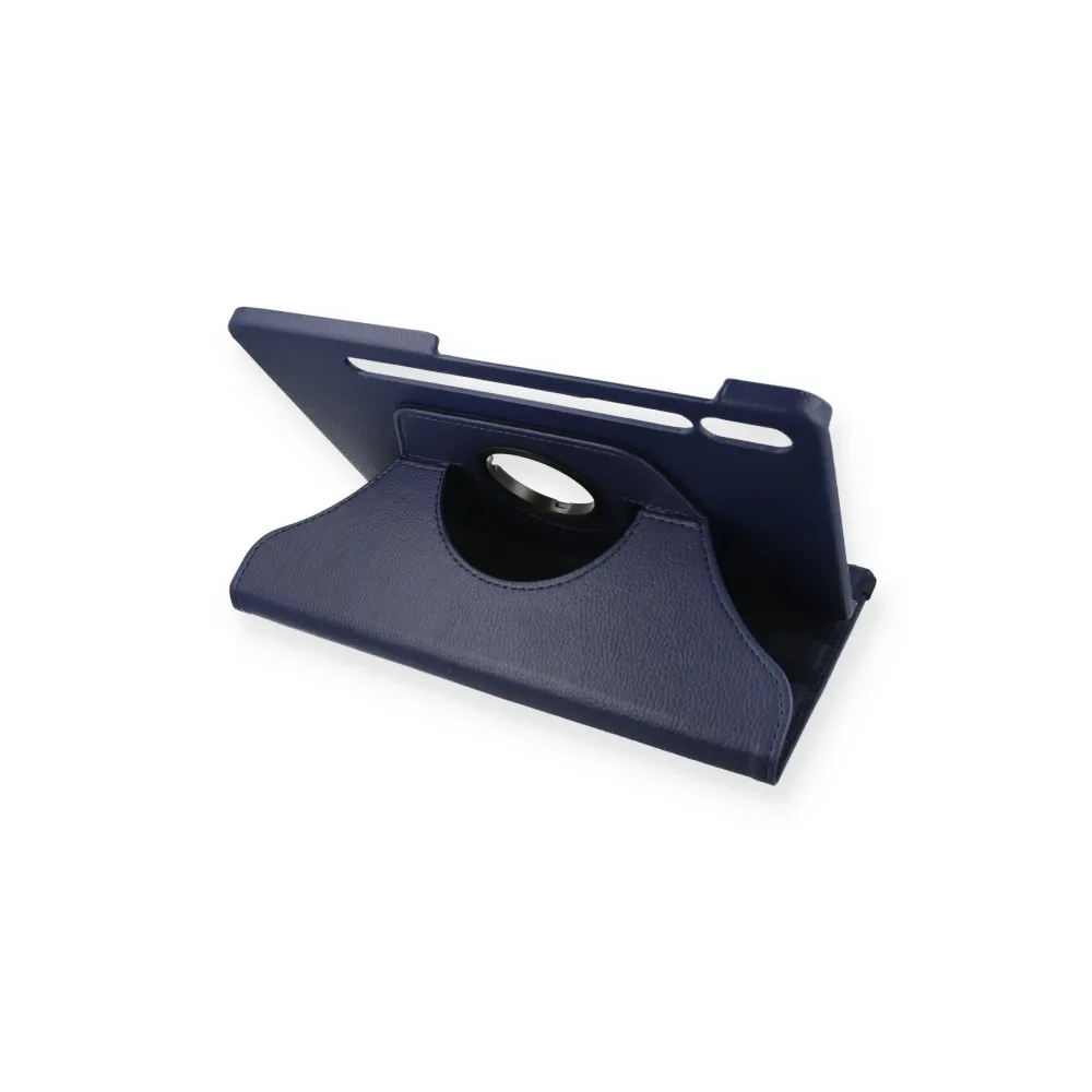 Newface Samsung Galaxy T870 Tab S7 11 Kılıf 360 Tablet Deri Kılıf - Lacivert