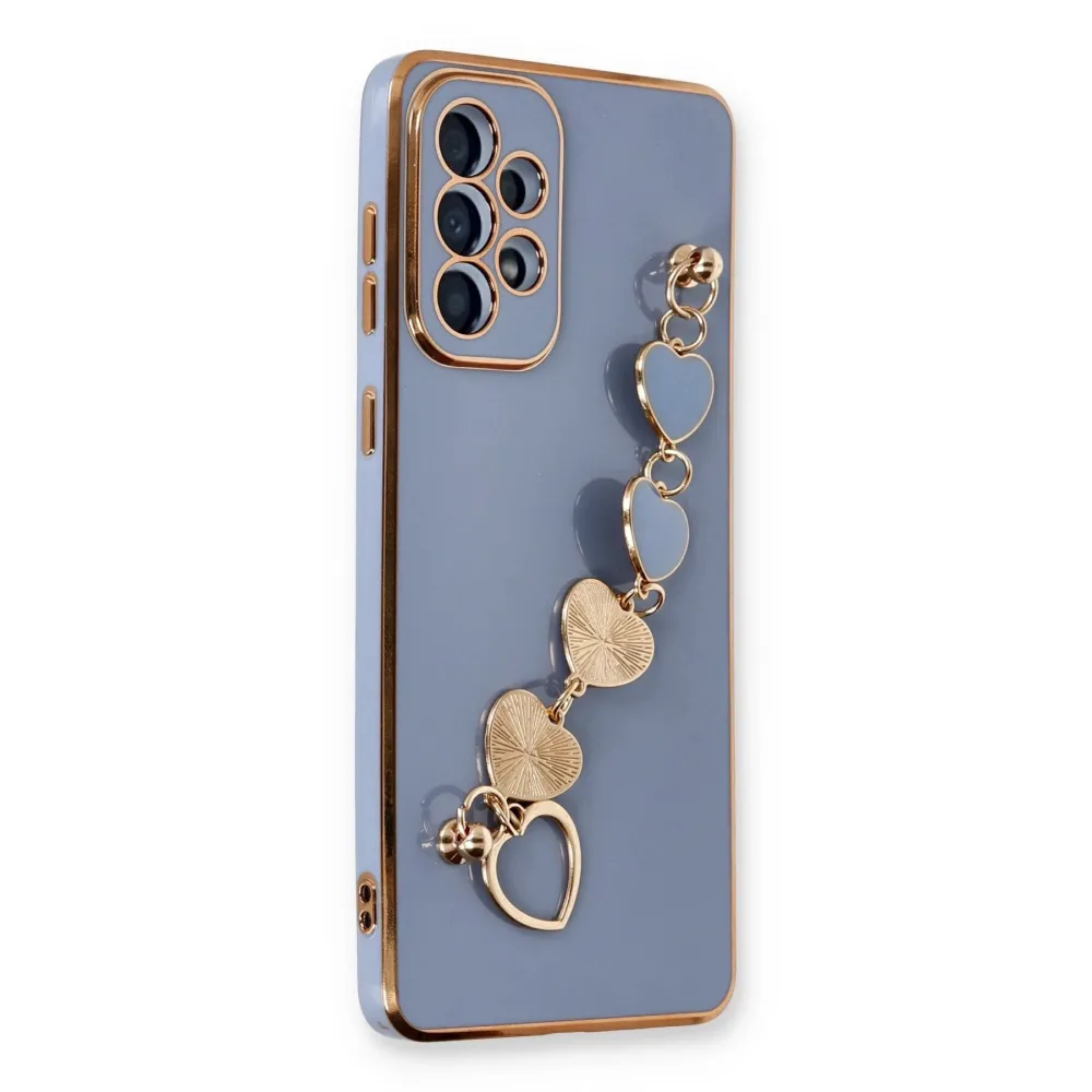 Newface Samsung Galaxy A53 5G Kılıf Esila Silikon - Gri