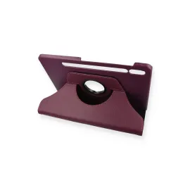 Newface Samsung Galaxy T860 Tab S6 10.5 Kılıf 360 Tablet Deri Kılıf - Mürdüm