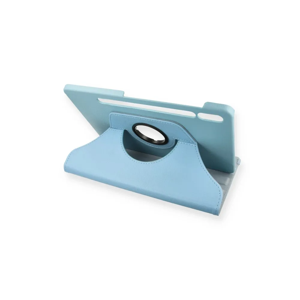 Newface Samsung Galaxy T860 Tab S6 10.5 Kılıf 360 Tablet Deri Kılıf - Turkuaz