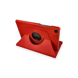 Newface Samsung Galaxy T500 Tab A7 10.4 Kılıf 360 Tablet Deri Kılıf - Kırmızı