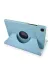 Newface Samsung Galaxy T500 Tab A7 10.4 Kılıf 360 Tablet Deri Kılıf - Turkuaz