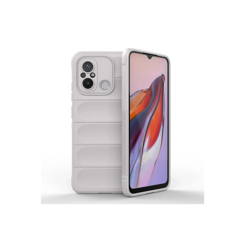 Newface Xiaomi Redmi 12C Kılıf Optimum Silikon - Krem