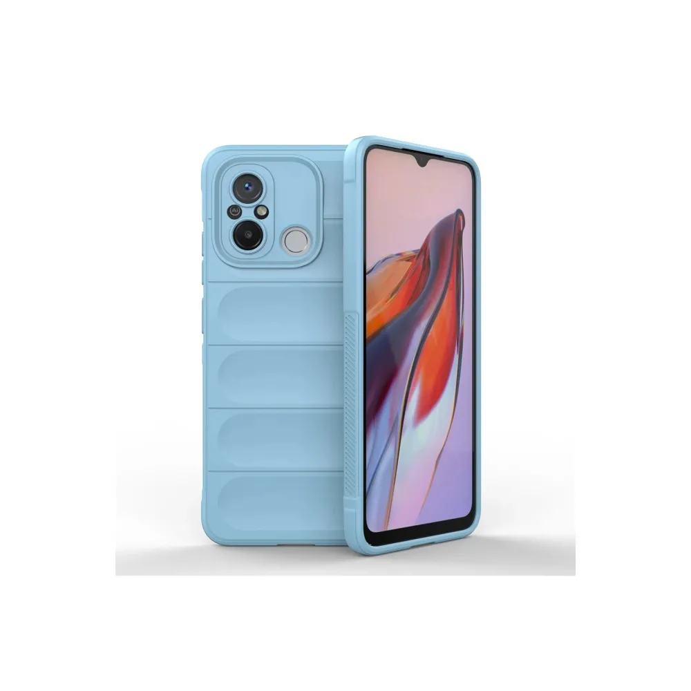 Newface Xiaomi Redmi 12C Kılıf Optimum Silikon - Sky Blue