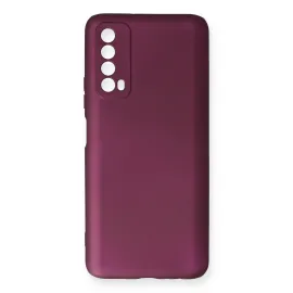 Newface Huawei P Smart 2021 Kılıf First Silikon - Mürdüm