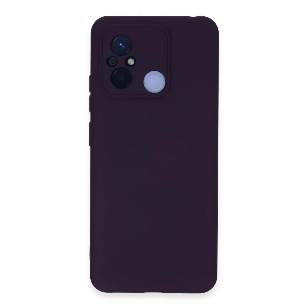 Newface Xiaomi Redmi 12C Kılıf Nano Içi Kadife Silikon - Mor