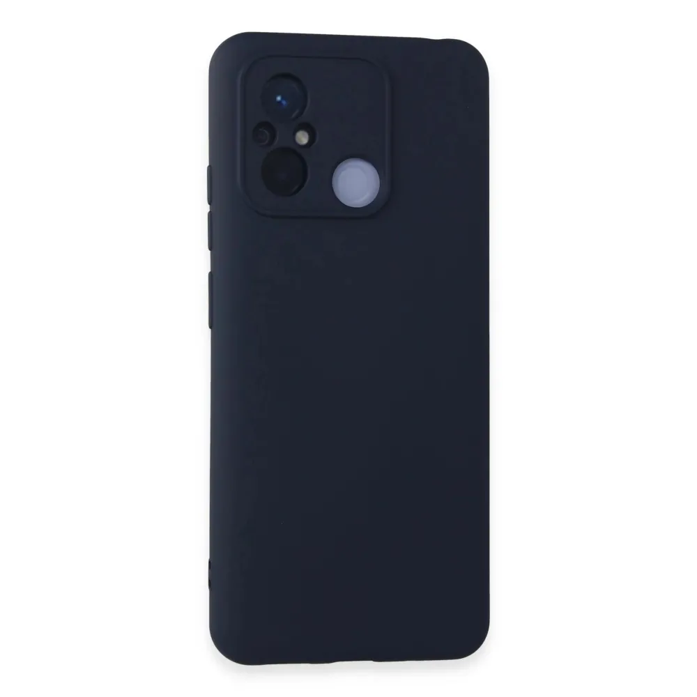 Newface Xiaomi Redmi 12C Kılıf Nano Içi Kadife Silikon - Lacivert