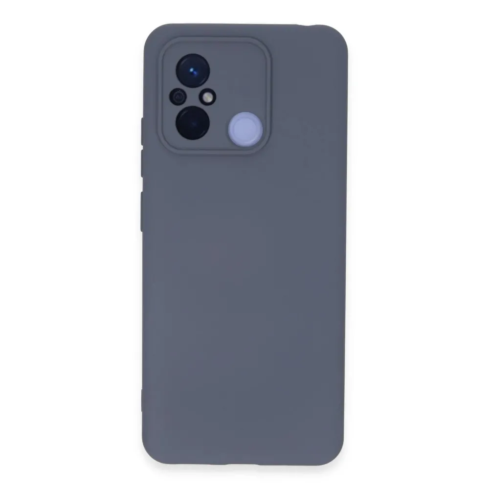 Newface Xiaomi Redmi 12C Kılıf Nano Içi Kadife Silikon - Gri