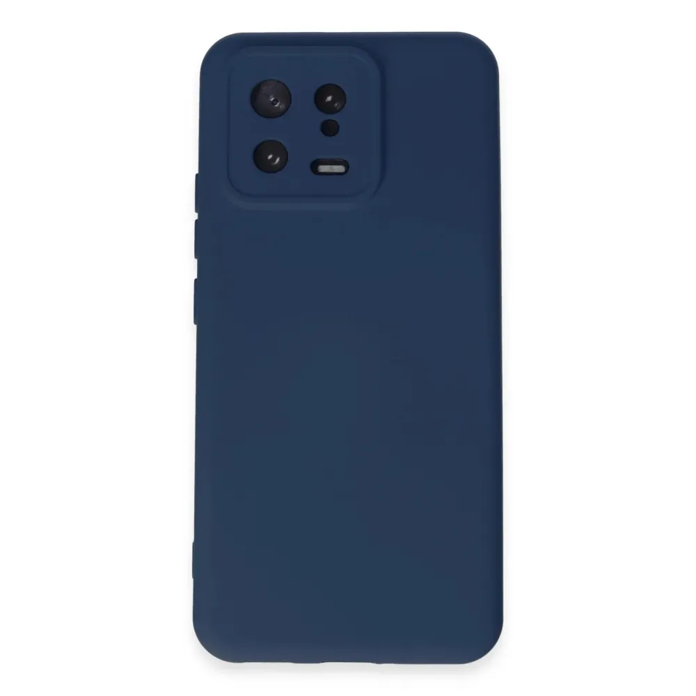 Newface Xiaomi Mi 13 Kılıf Nano Içi Kadife Silikon - Lacivert