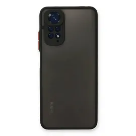 Newface Xiaomi Redmi Note 11 Pro Kılıf Montreal Silikon Kapak - Siyah