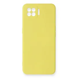 Newface Oppo A73 Kılıf Nano Içi Kadife Silikon - Sarı