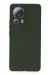 Newface Xiaomi Mi 13 Lite Kılıf Nano Içi Kadife Silikon - Koyu Yeşil