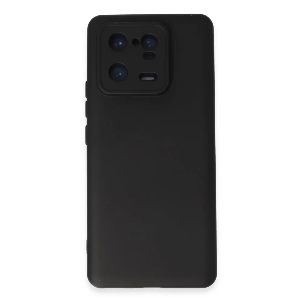 Newface Xiaomi Mi 13 Pro Kılıf Nano Içi Kadife Silikon - Siyah