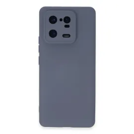 Newface Xiaomi Mi 13 Pro Kılıf Nano Içi Kadife Silikon - Gri