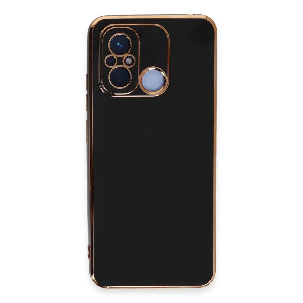 Newface Xiaomi Redmi 12C Kılıf Volet Silikon - Siyah