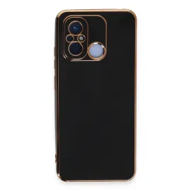 Newface Xiaomi Redmi 12C Kılıf Volet Silikon - Siyah