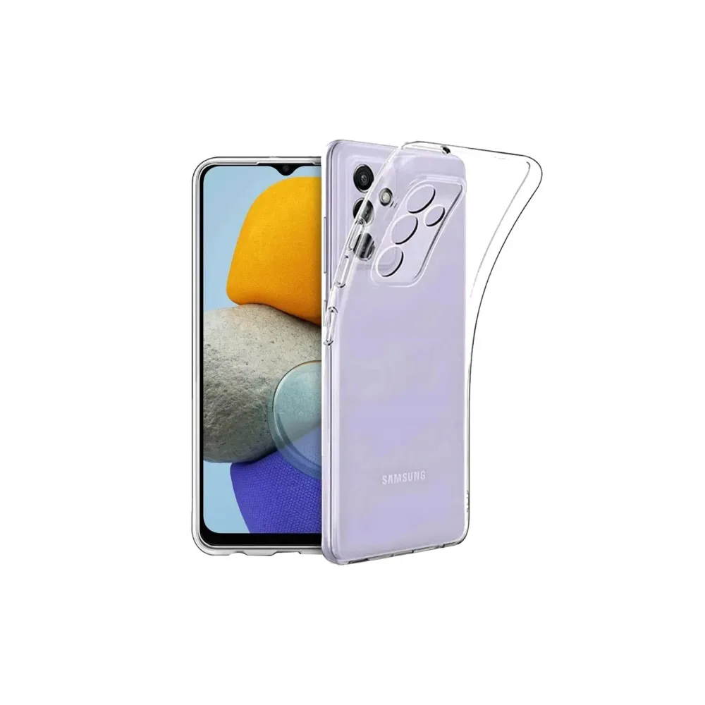 Newface Samsung Galaxy A24 4G Kılıf Lüx Şeffaf Silikon