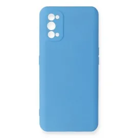 Newface Realme 7 Pro Kılıf Nano Içi Kadife Silikon - Mavi