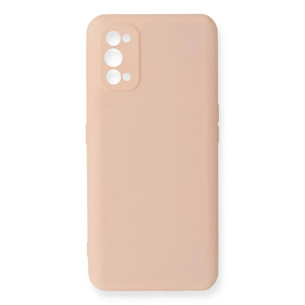 Newface Realme 7 Pro Kılıf Nano Içi Kadife Silikon - Pudra