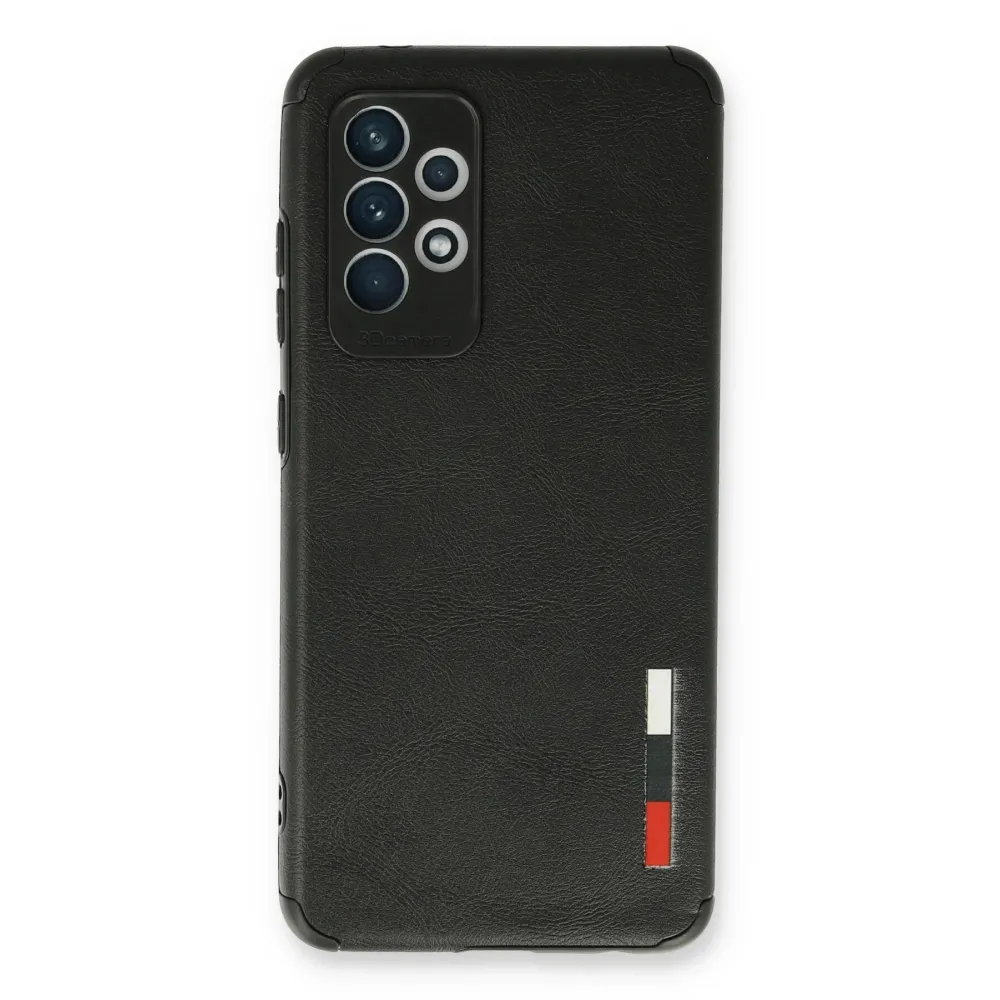 Newface Samsung Galaxy A73 5G Kılıf Loop Deri Silikon - Siyah