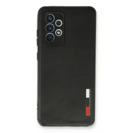 Newface Samsung Galaxy A73 5G Kılıf Loop Deri Silikon - Siyah