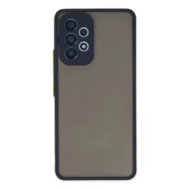 Newface Samsung Galaxy A73 5G Kılıf Montreal Silikon Kapak - Lacivert