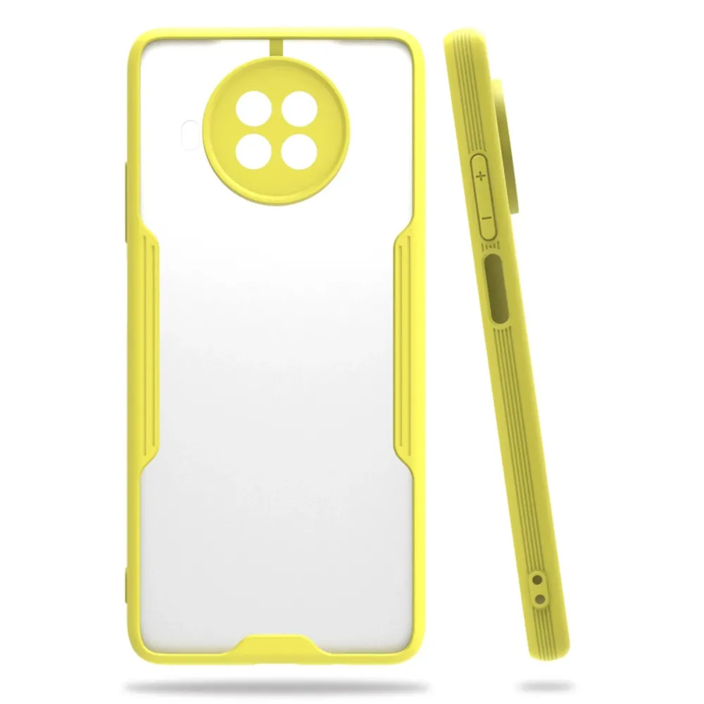 Newface Xiaomi Mi 10T Lite Kılıf Platin Silikon - Sarı