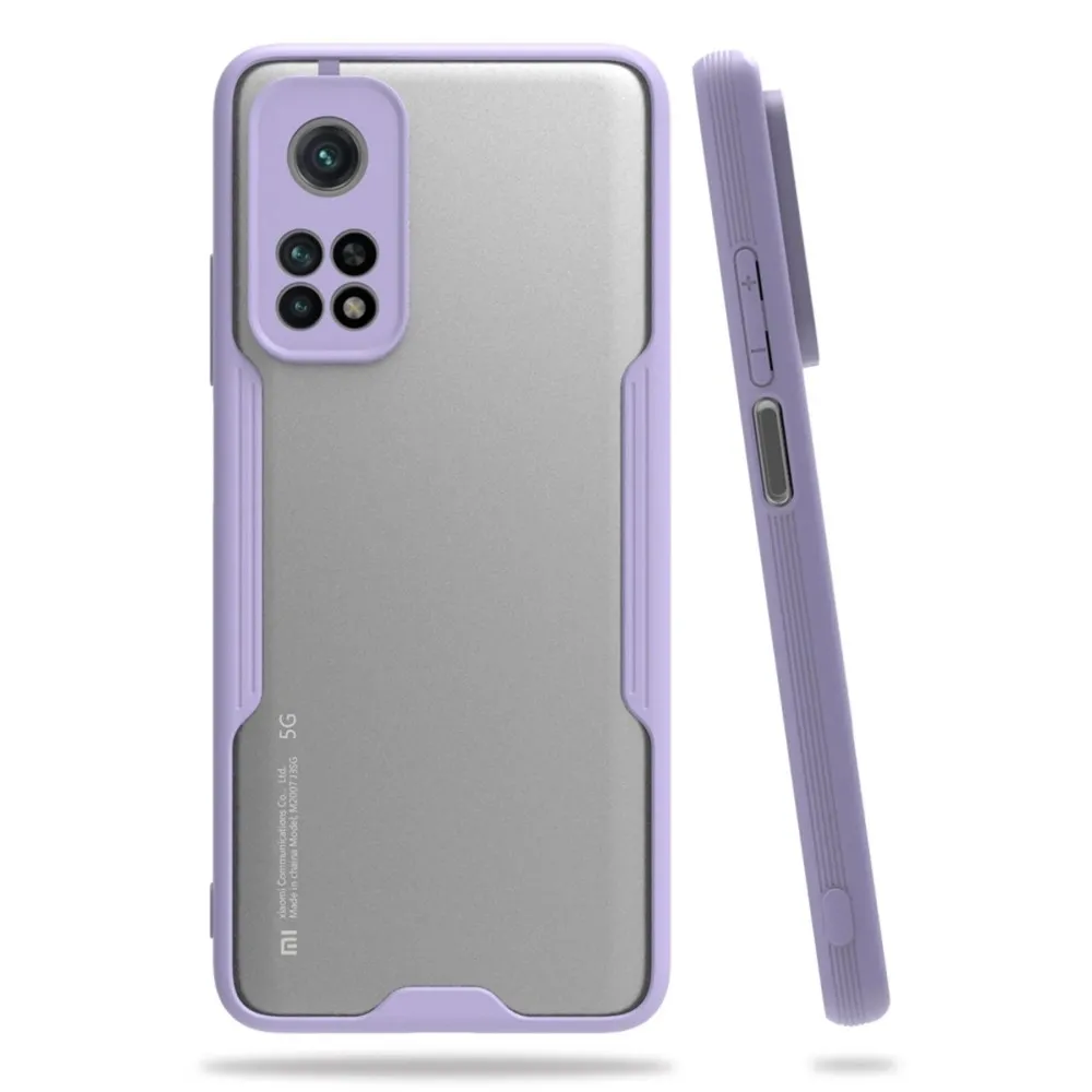 Newface Xiaomi Mi 10T Pro Kılıf Platin Silikon - Lila