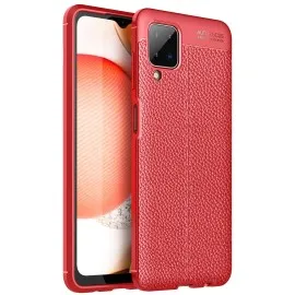 Newface Samsung Galaxy A12 Kılıf Auto Focus Kapak - Kırmızı