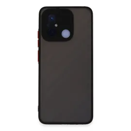 Newface Xiaomi Redmi 12C Kılıf Montreal Silikon Kapak - Siyah