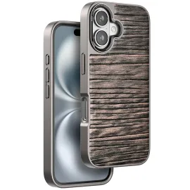 Venco Iphone 16 Wave Kapak - Kahverengi