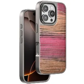 Venco Iphone 16 Pro Max Wave Kapak - Pembe