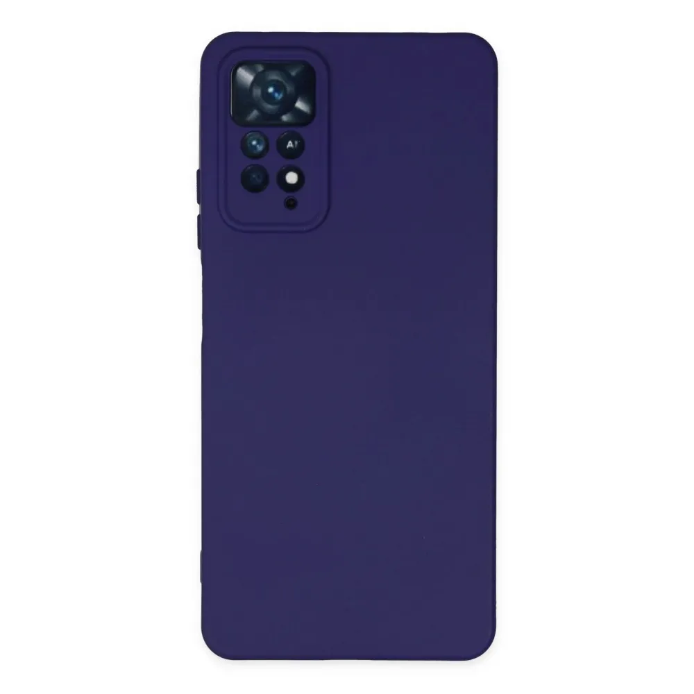 Newface Xiaomi Redmi Note 11 Pro Kılıf Nano Içi Kadife Silikon - Mor