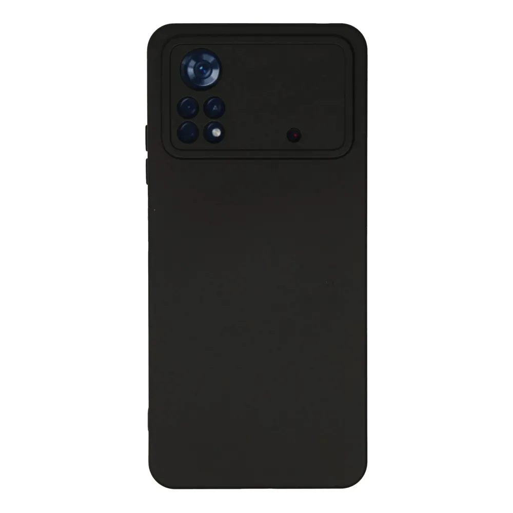 Newface Xiaomi Poco X4 Pro 5G Kılıf Nano Içi Kadife Silikon - Siyah