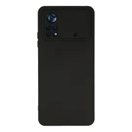 Newface Xiaomi Poco X4 Pro 5G Kılıf Nano Içi Kadife Silikon - Siyah