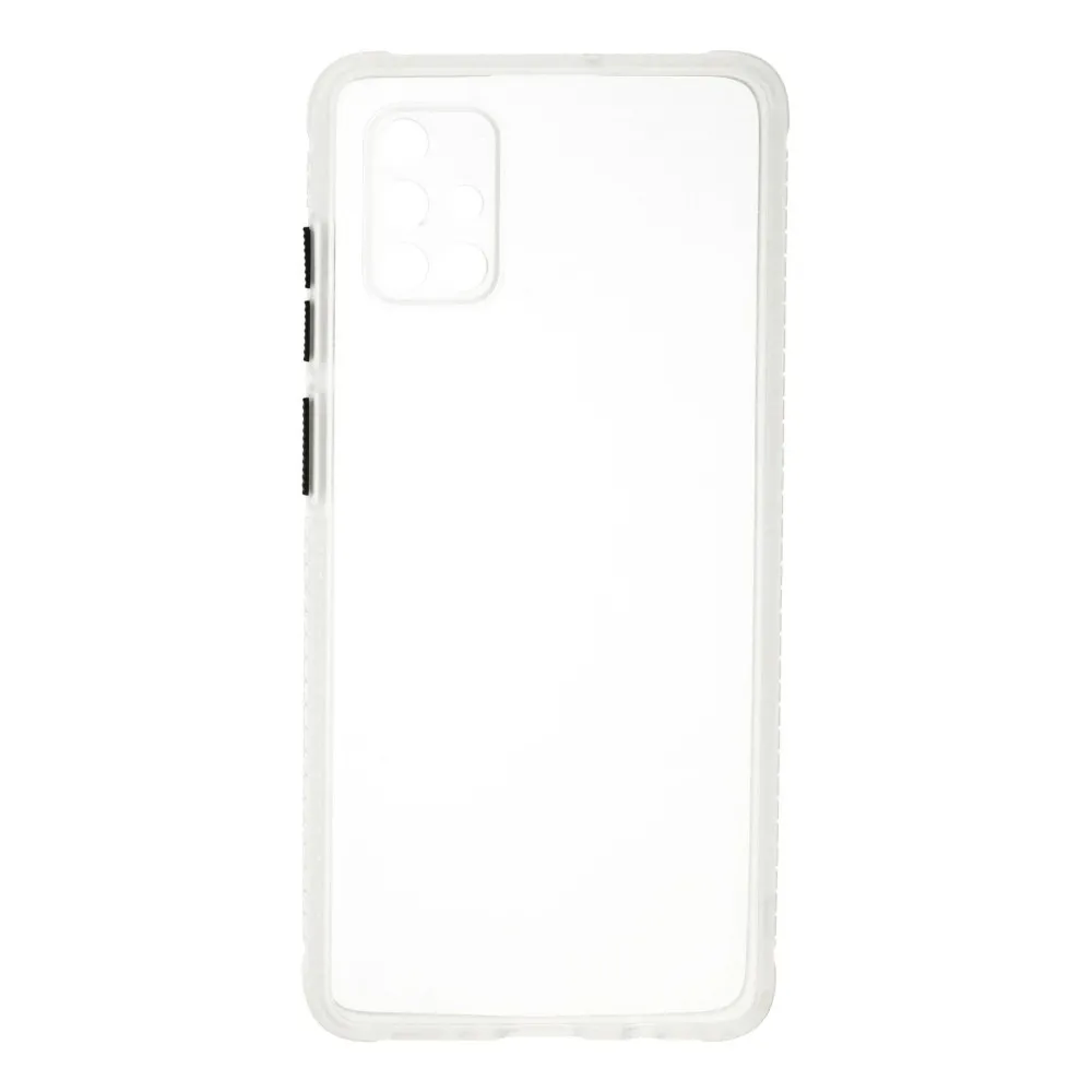 Newface Samsung Galaxy A71 Kılıf Miami Şeffaf Silikon - Şeffaf